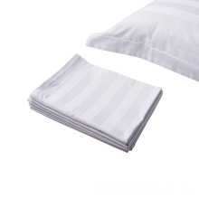 Hotel Guestroom Linen Set 3cm Stain Stripe Cotton Pillowcase